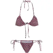 LASCANA Bikini kerma / laivastonsininen / viininpunainen