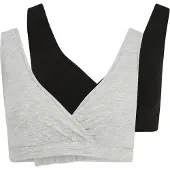 Lindex Bra Nursing Wrap Top Co 2 P - Black - S