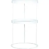 Mjuk FeelDesign Zet sivupöytä ø 40 cm valkoinen