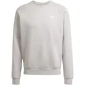 Adidas Originals Collegepaita 'Trefoil Essentials' harmaa / valkoinen