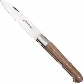 Laguiole En Aubrac Sauveterre Walnut, Matt Stainless Bolster, pocket knife, 11 cm