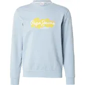 Pepe Jeans for man. PM582921 Milton sweatshirt blue (L), Casual, Cotton