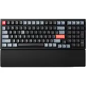 Keychron K4 Pro / Q5 / V5 Silicone Palm Rest, näppäimistön rannetuki, musta