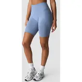 ICANIWILL Define Seamless Biker Shorts Metal Blue