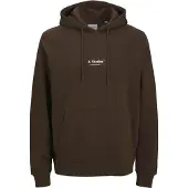 Jack & Jones Jjesoho Sweat Hood Noos - Brown - M