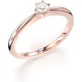 Festive Classic timanttisormus 0.10 ct 686-010-PK-LABGVS1