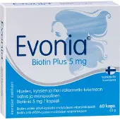 Hankintatukku Evonia Biotin Plus 5 mg