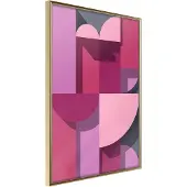 Artgeist Pink Geometry juliste