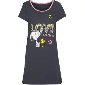 Peanuts Yöpaita keltainen / antrasiitti / roosa / valkoinen | L-XL | female