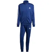 Adidas Treenipuku '3-STRIPES FLEECE' tummansininen / valkoinen