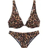 Bruno Banani Bikini vaaleabeige / umbra / musta