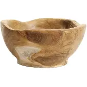 Muubs tiikki salaattikulho 20 cm Luonnonvärinen