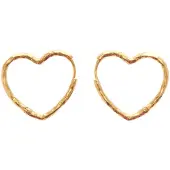 Enamel Copenhagen Organic Heart Medium -korvakorut