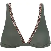 LASCANA Bikinitoppi beige / ruskea / oliivi