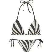 French Connection Bikini musta / valkoinen