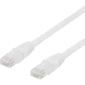 Deltaco – Verkkokaapeli, Cat6, U/UTP, 24 AWG, LSZH, 15 m, valkoinen (210005)