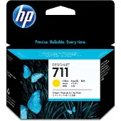 HP 3x 711 ink yellow dj t120 520