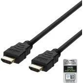 Deltaco 2.1 HDMI -näyttökaapeli, 3m, musta