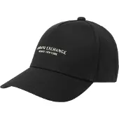 Armani Exchange for man. XM001694AF15502UC001 Cap with visor with black New York logo (OSFA), Casual, Cotton