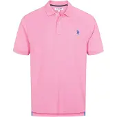 U.S. POLO ASSN. Paita 'UMALFRED' sininen / vaaleanpunainen