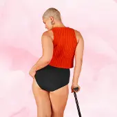 Libresse ComfortFit High Waist kohtalainen vuoto -kuukautisalushousut