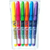 Pilot Pen Pilot V Light - highlighter - Sininen Vihreä Keltainen Oranssi Violetti Pinkki (pack of 6)