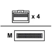 Lenovo Murtautuminen - 100GBase-CU suoraan liitettävä kaapeli - 5 m - 5m