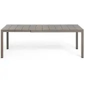 Nardi , Rio Alu Ruokapöytä 140//210x85 cm Tortora