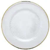 Stiernholm - Plisse Lautanen 33 cm Kirkas/Kulta
