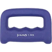 HMS käsipaino 1,5 kg - otekahvalla - pieni käsipaino jumppaan, lenkille yms.