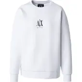 Armani Exchange for woman. XW000821AF10818U0002 Crewneck sweatshirt white (S), Casual, Sport, Cotton, Multisport