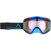 AMOQ Vision Vent+ Magnetic Ajolasit Musta-Turkoosi - Sininen Peili