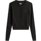 Tommy Hilfiger Tjw Ess Crew Neck Cardigan - Black - L