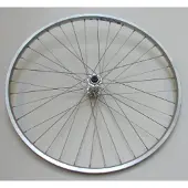 Rigida Etupyörä 26" MTB,ZAC19 hopeinen vanne