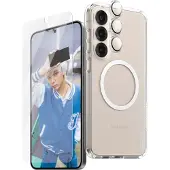 PanzerGlass | CARE by  Flagship 3-in-1 Bundle Samsung Galaxy S25+, Samsung, Samsung - Galaxy S25+, Asennus kuivana, Naarmuuntumisenkestävä, Iskunke (CRRCHNUG37942)