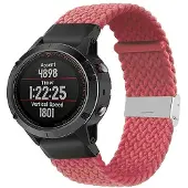 CaseOnline Punottu Kellon ranneke Garmin Fenix 5 - Aprikoosi