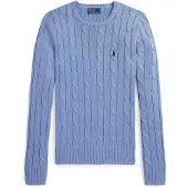 Ralph Lauren for woman. 211971869009 Cotton jumper in blue eights knitted jersey (M), Casual