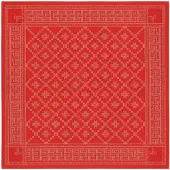 Ekelund - Åttebladrose Pöytäliina 80x80 cm Punainen
