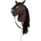 ByAstrup Keppihevonen - 68 cm - Ruskea - - OneSize - Lelut
