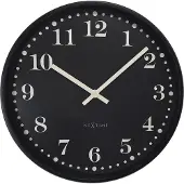 Nextime - Dickens Seinäkello 30 cm Musta