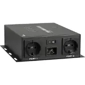 Inter-Tech SA-0416EU, Hallittu, Ohjattu, Musta, 4 AC-pistorasia(a), Tyyppi F, C20 liitin, 0,8 m (88887394)