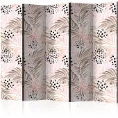 Artgeist Pink Palm Leaves 5-osainen sermi