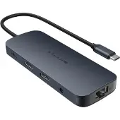 Hyper HyperDrive EcoSmart Gen.2 Dual HDMI Universal USB-C 11-in-1 Hub w 140 W PD3.1 Power Pass-thru