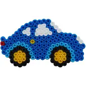 Hama Midi Large Blister 1.100 Pcs. Car & Dinosaur - Multi/patterned - ONE SIZE