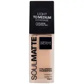 Gabriella Salvete SoulMatte Hyaluronic Foundation pitkäkestoinen meikkivoide antaa mattavaikutelman sävy 03N Beige Neutral 30 ml