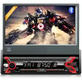 Audiocore AC9100 radio Car Digital Musta, punainen