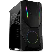 Inter-Tech IT-3303 HORNET, Tower, PC, Musta, ATX, ITX, mikro ATX, Akryyli, Multi (88881340)