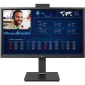 LG 24CQ650N-6N N5105, 4 Gt, 16 Gt All-in-one -pöytäkone, musta