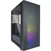 Azza Celesta, Midi Tower, PC, Musta, ATX, EATX, mikro ATX, Mini-ITX, Terästä, Karkaistu lasi, Multi (CSAZ-340F)