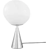 Tom Dixon , Melt Pöytälamppu Opal/Silver LED